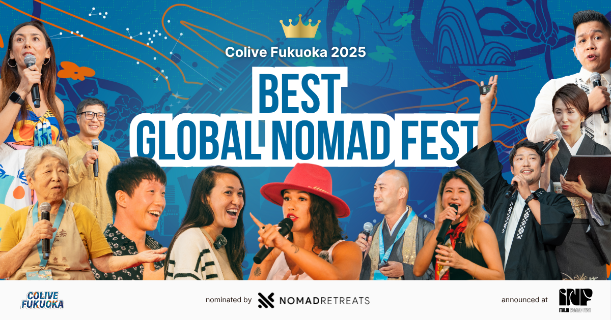🎉 WE WON! "Best Global Nomad Fest" 2025 - Grab Your 40% OFF Celebration Pass!