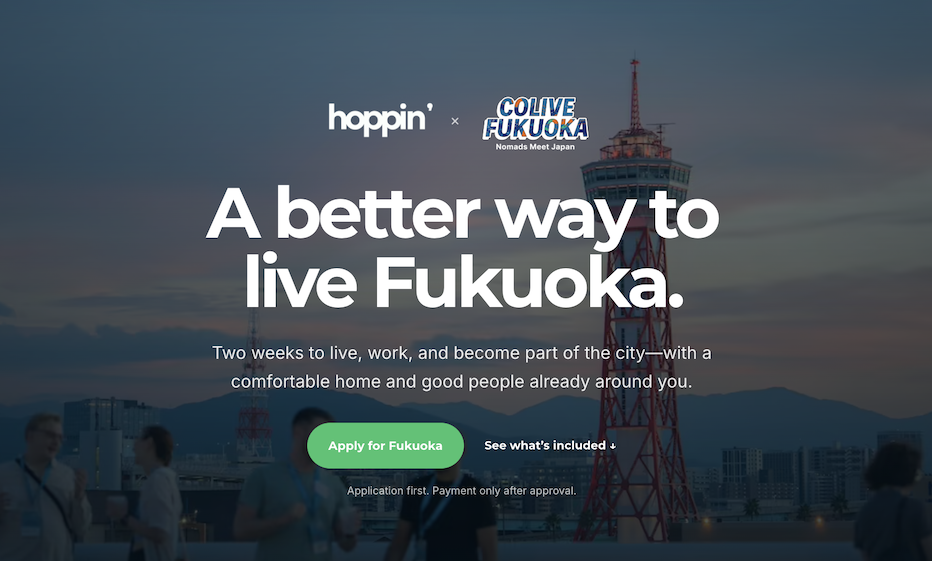 Hoppin Fukuoka is Here! Colive Fukuoka × Hoppin Co-Creation Coliving Program 🏠